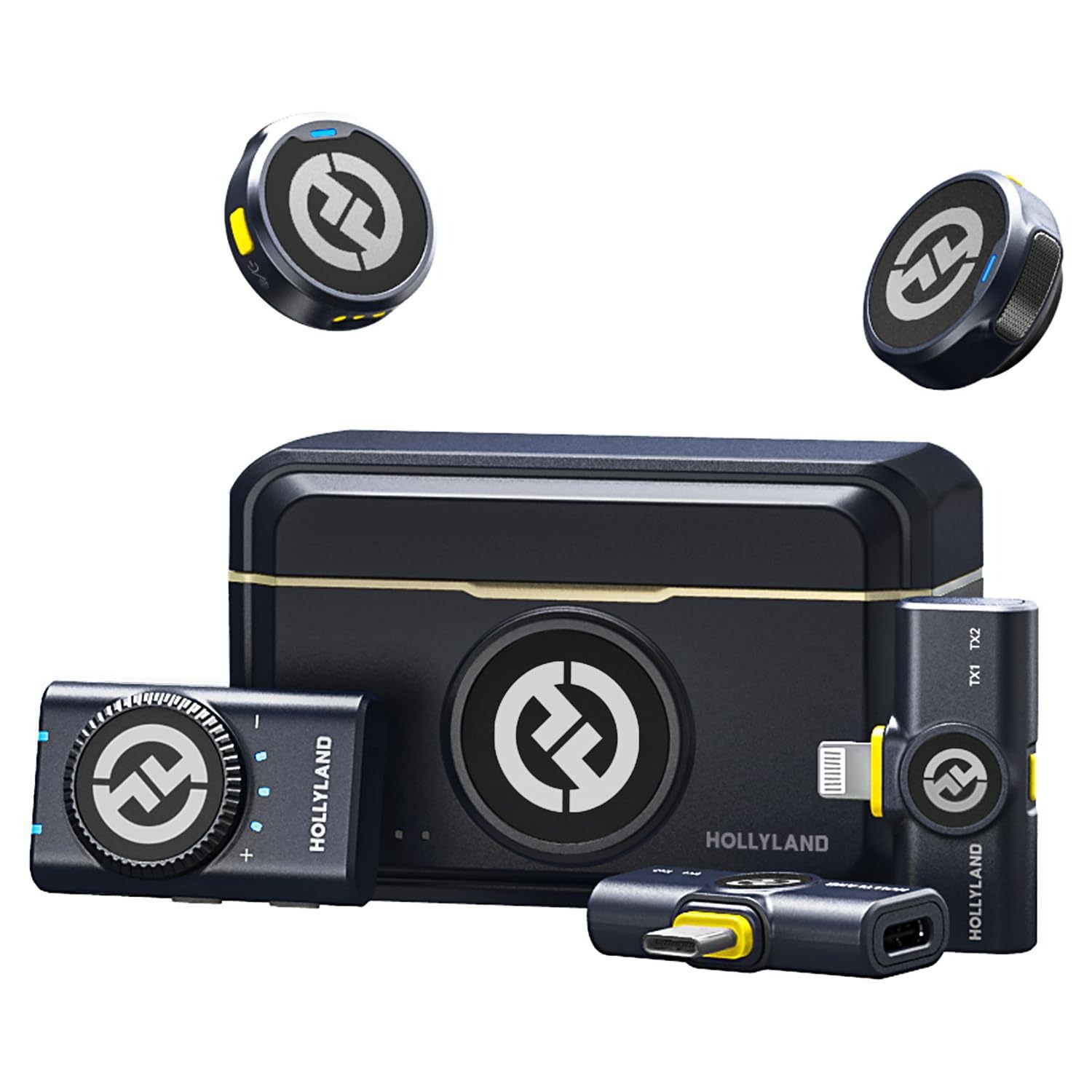 Micrófono inalámbrico Hollyland Lark M2 Micrófono Lavalier inalámbrico