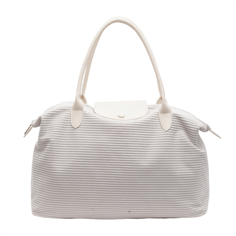 Bolso de equipaje de gran capacidad para viajes de cercanías para mujer 2024 invierno nuevo bolso de viaje de moda versátil bolso de espera ligero de un solo hombro