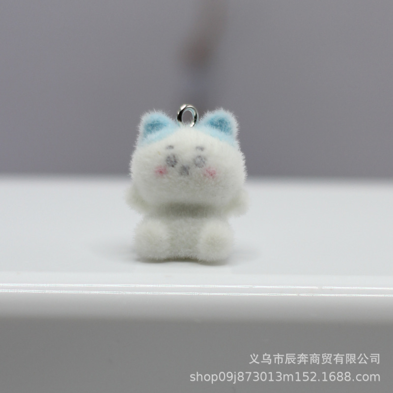 新款卡哇伊小动物植绒小挂件ins可爱立体卡通手机链包包挂件礼物|undefined