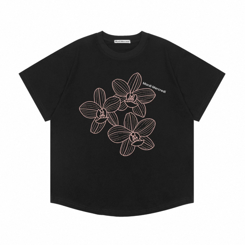 【2025新作】本物のマルディ半袖ゴルフダックスフントフラワーネックレスドッグゴールドハイシルバー同Tシャツ|undefined