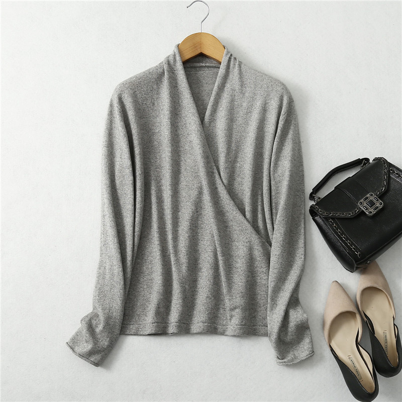 21 Winter New Style Phoenix Jane Pool Chinese Style Slant Placket National Trendy Silk Women's Knitted Sweater Velvet Cashmere Comfortable Breathable Women's Base Shirt