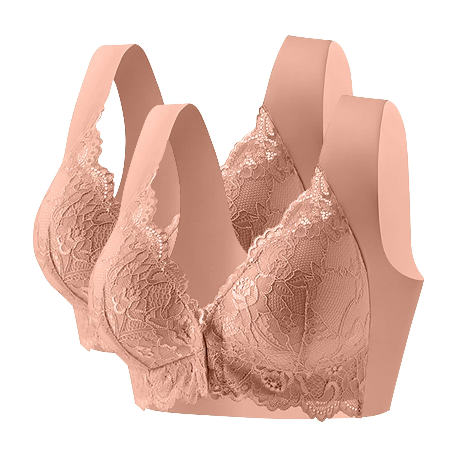Supporting thin sexy wireless bra, underwear, front lock, plus size, wholesale