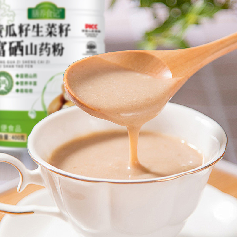 膳养食记黄瓜籽生菜籽富硒山药粉400g罐装天然营养代餐粉一件代发|undefined