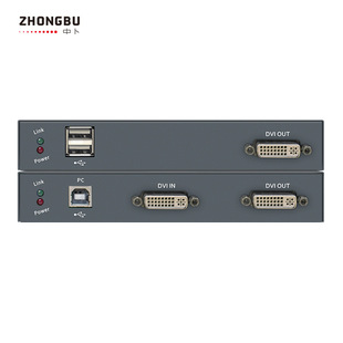 Zhongbu dvi kvm Optical Transducer Transmitter dvi to Fiber usb Fiber Optic Extender Single Multimode Supports 4k