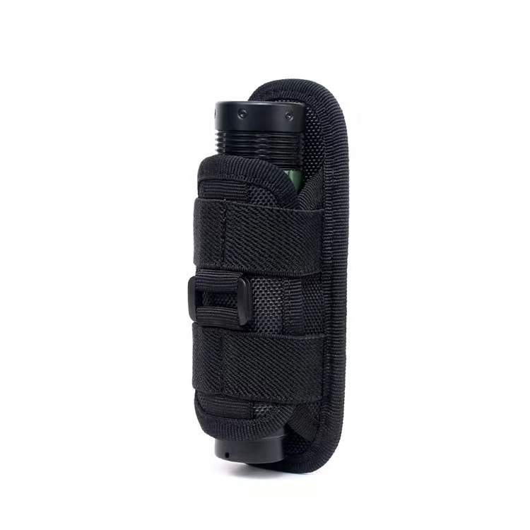 Outdoor Multifunctional Flashlight Bag Military Fan Sports Tactical 360-Degree Rotating Flashlight Bag Accessory Bag Tool Cover