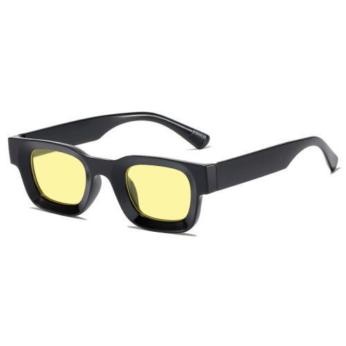Cross-border new concave women's sunglasses, European and American fashion trend, small square men's glasses, foreign trade hip-hop personality sunglasses