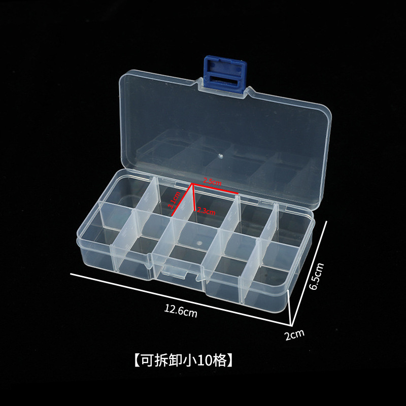 Small 10 grid blue buckle (13.2*7.2*2.3)