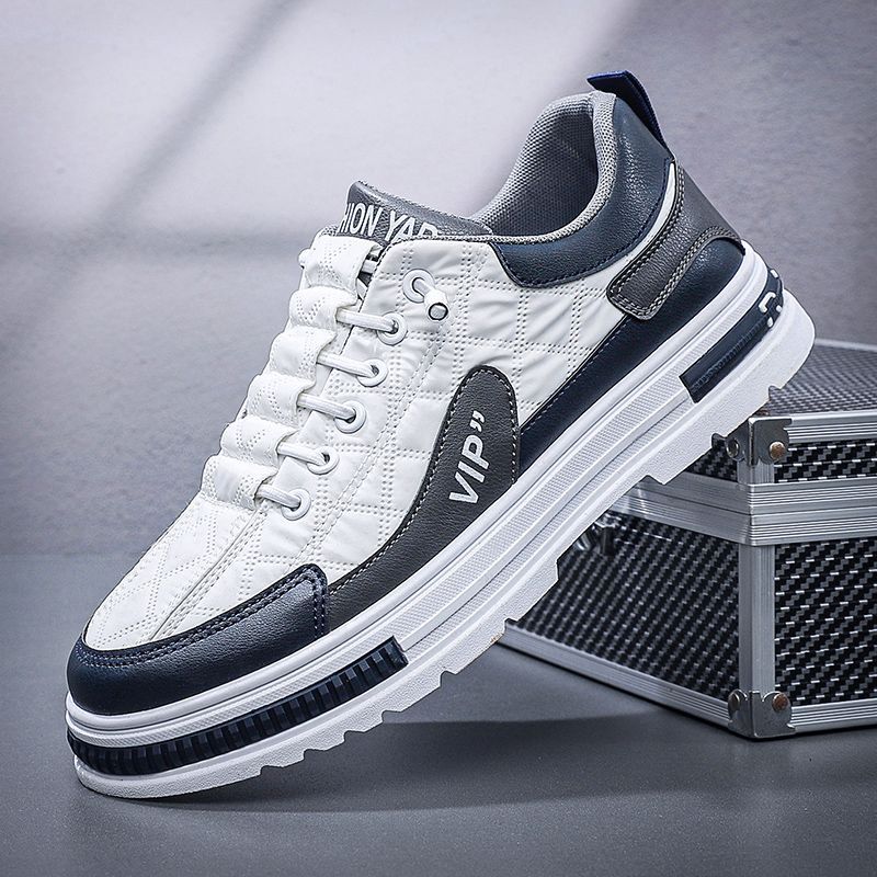 2024 otoño nuevos zapatos de hombre de moda coreana zapatos deportivos de suela gruesa para hombres al aire libre zapatos de trabajo casuales para hombres