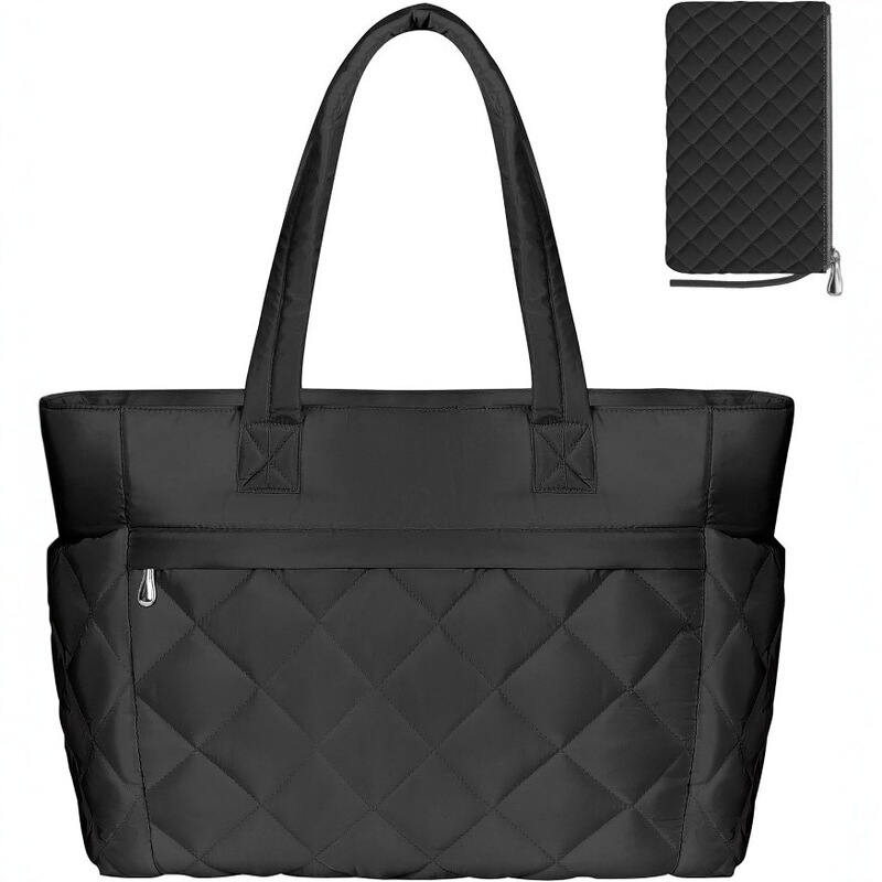 Amazon New Women's Handbag Travel Handbag with Multiple Pockets Quilted Fluffy Bag Tote Bag Amazon New Women's Handbag Travel Handbag with Multiple Pockets Quilted Fluffy Bag Tote Bag