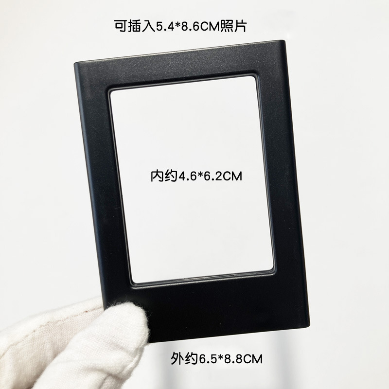 拍立得磁吸相框冰箱贴个性创意3寸照片磁贴相片纸摆件纯色磁铁贴|undefined