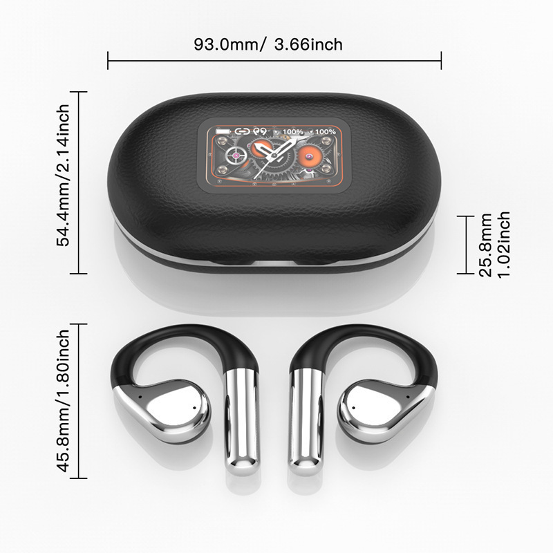 AI インテリジェント翻訳言語 Q31pro カラー画面耳掛け Bluetooth ヘッドセット Q16PRO OWS ノイズリダクション読み取り、書き込み、リスニング|undefined