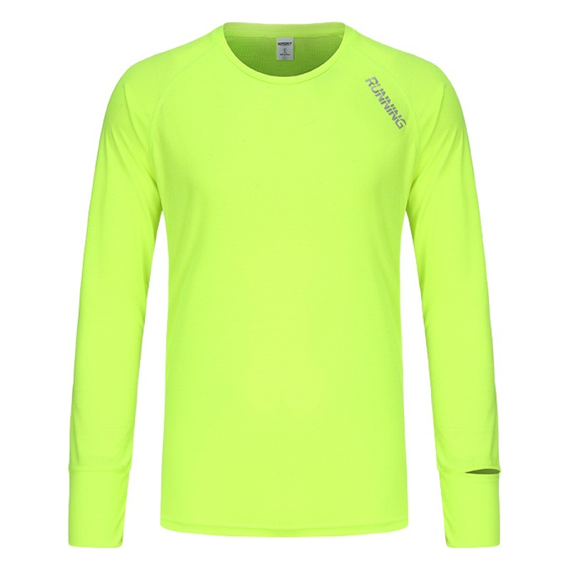 Nuevos deportes de manga larga Camiseta de los hombres corriendo ropa de secado rápido entrenamiento de baloncesto ropa de ciclismo que absorbe el sudor bottoming top image 1