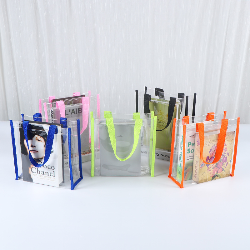 Bolso de PVC personalizado de gran capacidad, bolsa de regalo, bolsa de almacenamiento de cosméticos impermeable para viajes al aire libre, venta al por mayor image 3