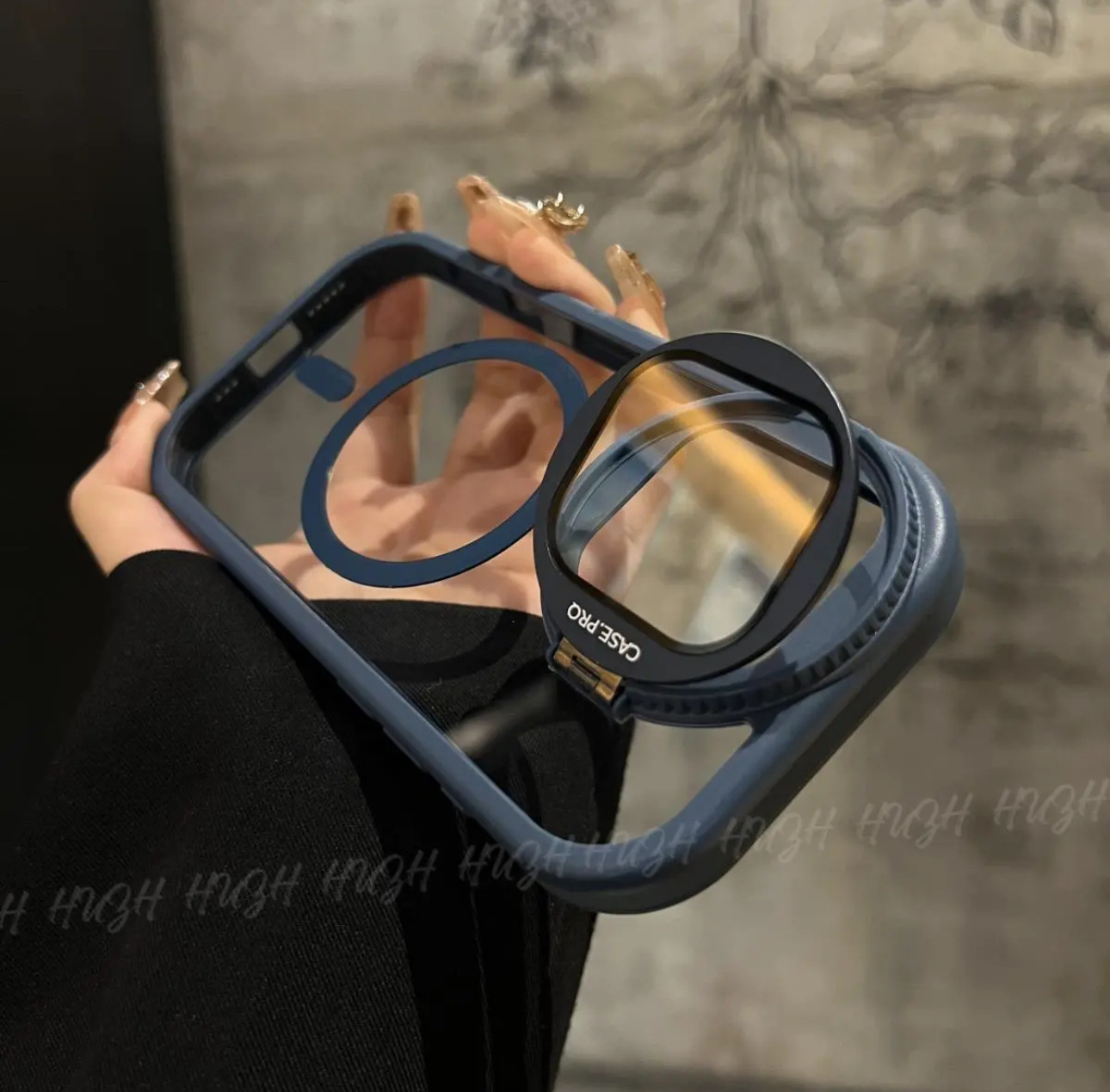 Manyetik lens tutucu iPhone 15 Pro Max cep telefonu kılıfı Apple 16 şeffaf tam koruma darbeye dayanıklı kılıf için uygun - 13