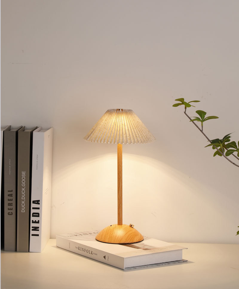 Bedside lamp in the bedroom