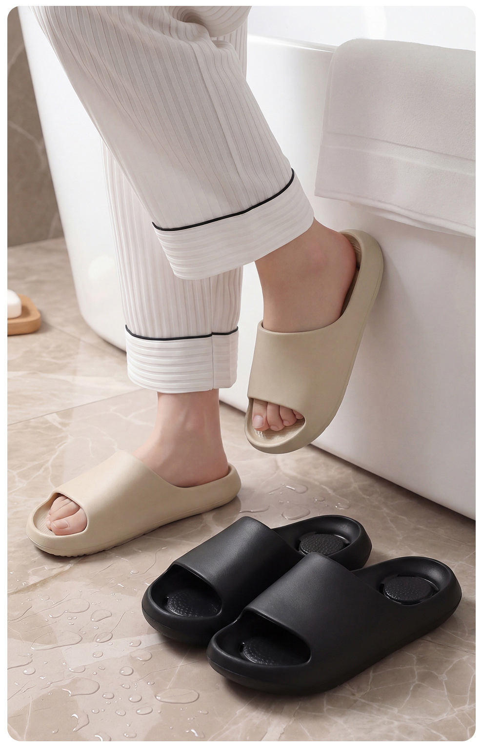 Antislip badkamer slippers voor dames sneldrogend eva sandalen_voghion.com