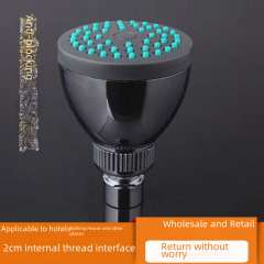 Plastic round bathtub shower head rain shower head shower head top spray head bathroom bath shower hard pipe shower head detachable