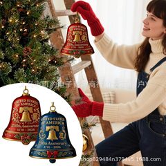 圣诞 United States 250th Anniversary Bell Ornament 250周年纪
