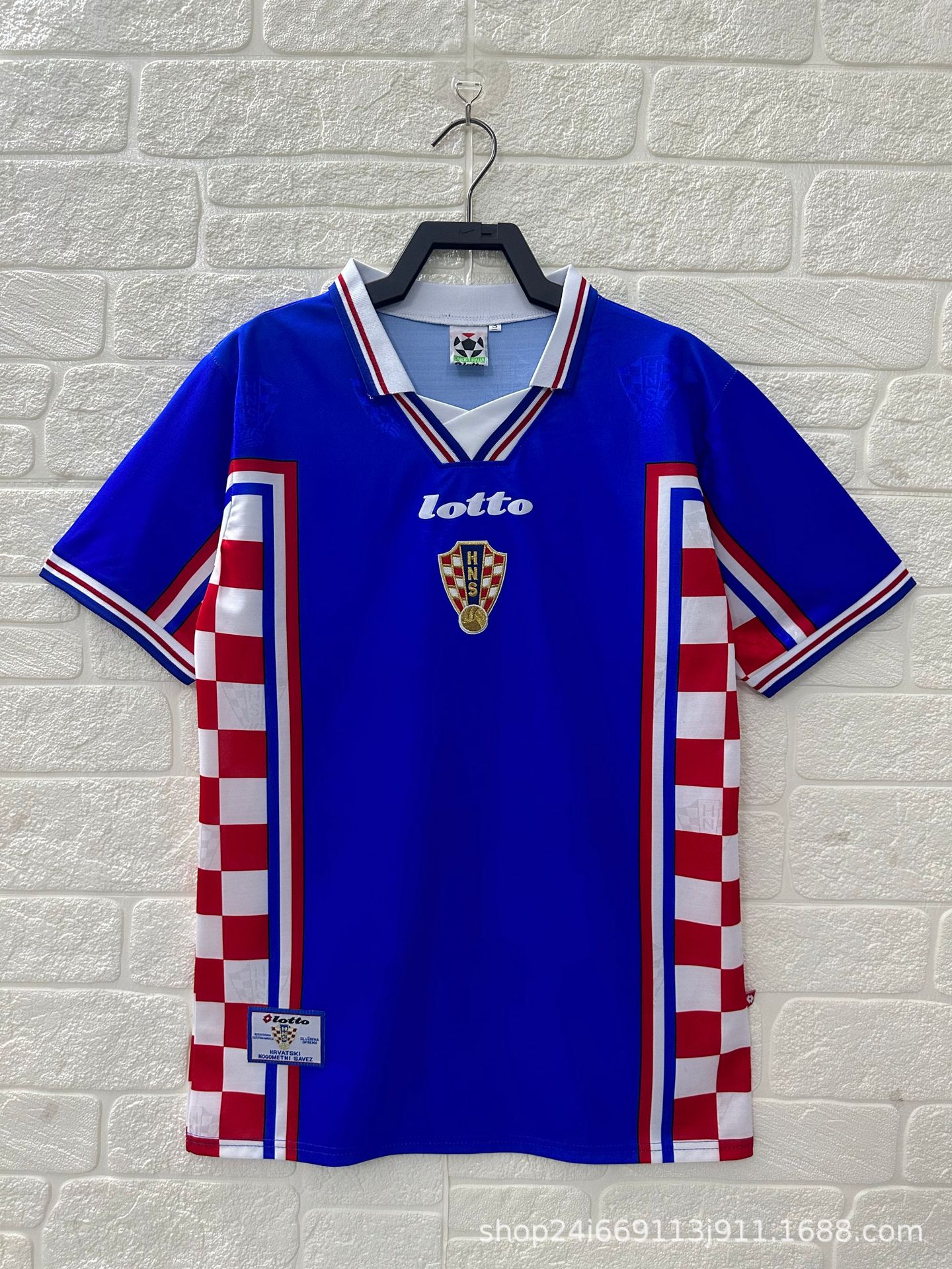 Camiseta de fútbol tailandesa retro Selección nacional Brasil Francia Argentina Portugal Camiseta de manga corta al por mayor Número de impresión