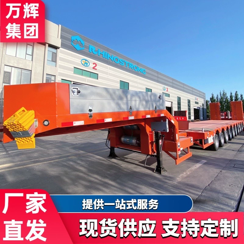Прямые поставки за границу девятиосного низкорамного полуприцепа для перевозки крупногабаритного оборудования, осный автомобиль для перевозки крупногабаритного оборудования, полуприцеп для перевозки крупногабаритного оборудования