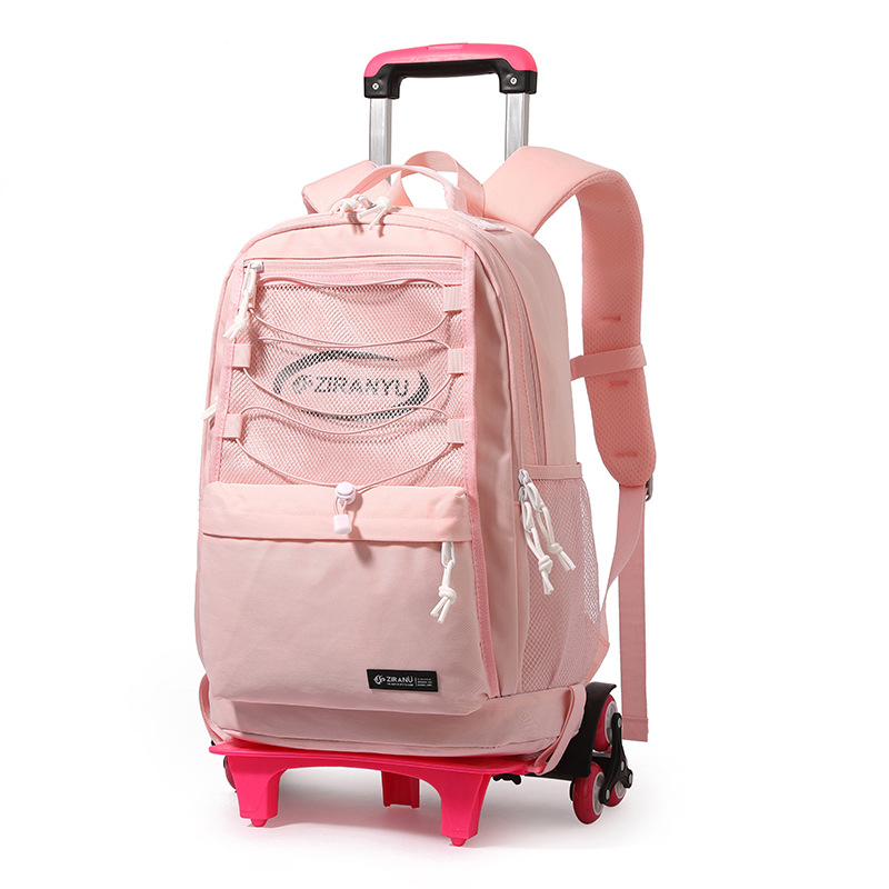 Pescado natural transfronterizo nueva bolsa de la escuela primaria estudiante masculino y femenino Grado 2-6 de gran capacidad mochila desmontable