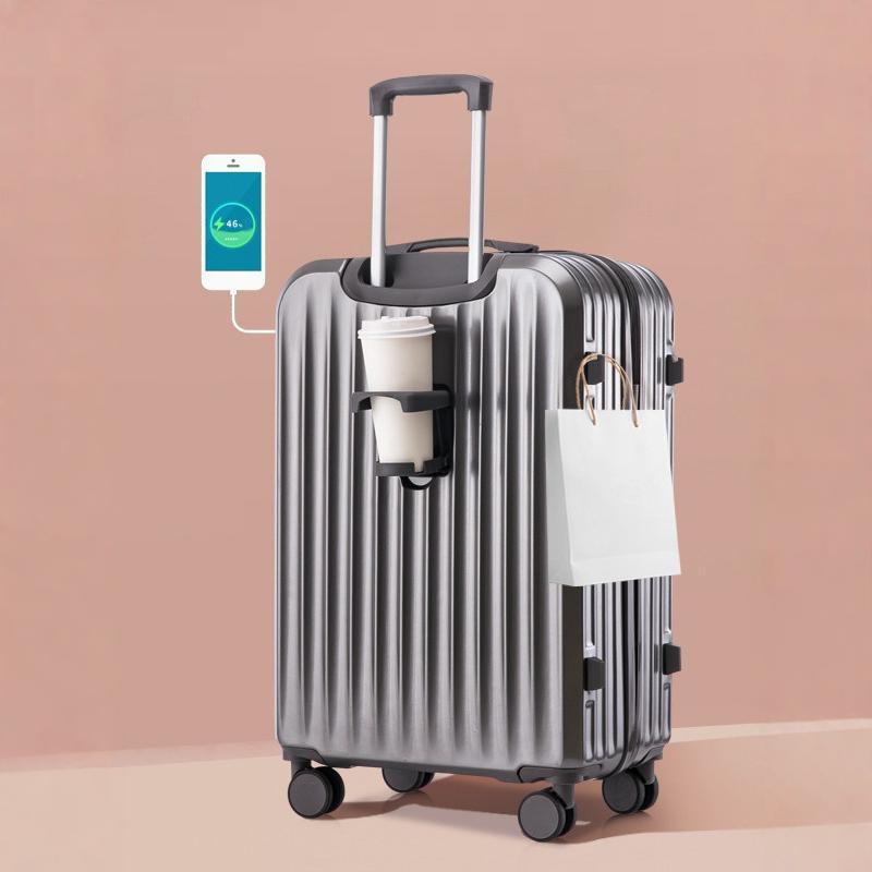 [Fábrica de selección estricta] maleta multifuncional para mujeres macarón simple maleta de tracción maleta de contraseña estudiante