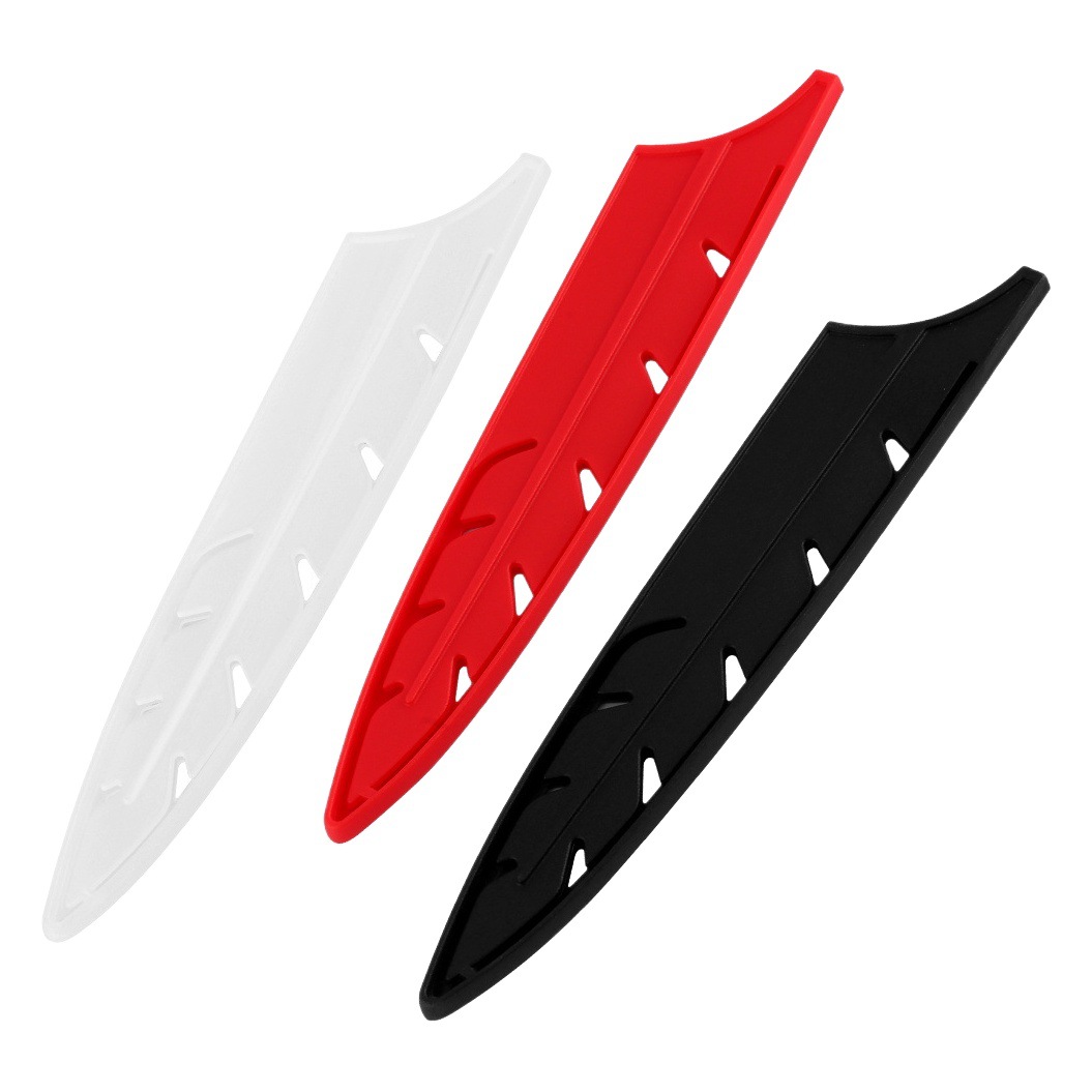 Yangjiang Xingye Plastic Injection Molding Factory Qian Ye Knife Sheath Blade Protective Strip Cover Red Transparent Knife Cover