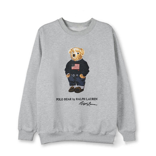TWICE Nayeon Airport Edition Crew Neck Sweatshirt Matching Outfit Cute Teddy Bear Long Sleeve Top with Fleece Autumn/Winter Trend