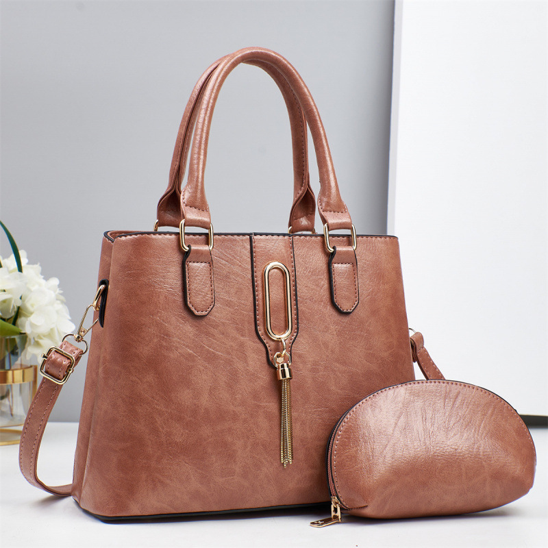 Dos paquetes de bolsos para niños, bolsos para mujeres, bolsos para mujeres, bolsos de hombro, bolsos para mujeres, temperamento versátil, bolsos de mano coreanos