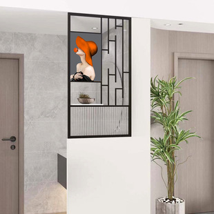Modern Simple Changhong Glass Partition Living Room Bathroom Washstand Half Wall Light Luxury Screen Entrance