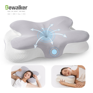 Cross-Border Amazon Popular Memory Foam Pillow Slow Rebound Memory Pillow Neck Pillow Special-Shaped Pillow for Sleeping