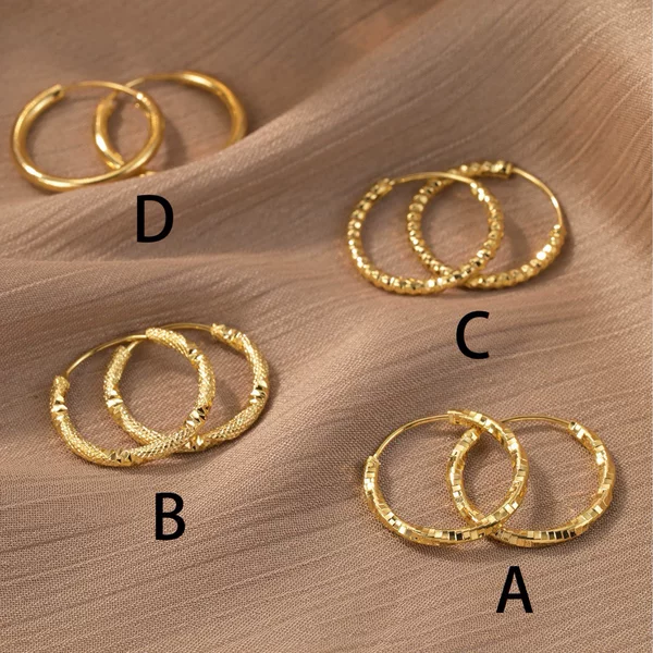 Cross-border fashion texture ear ring niche ins simple design high sense earrings women's fashion personality jewelry wholesale