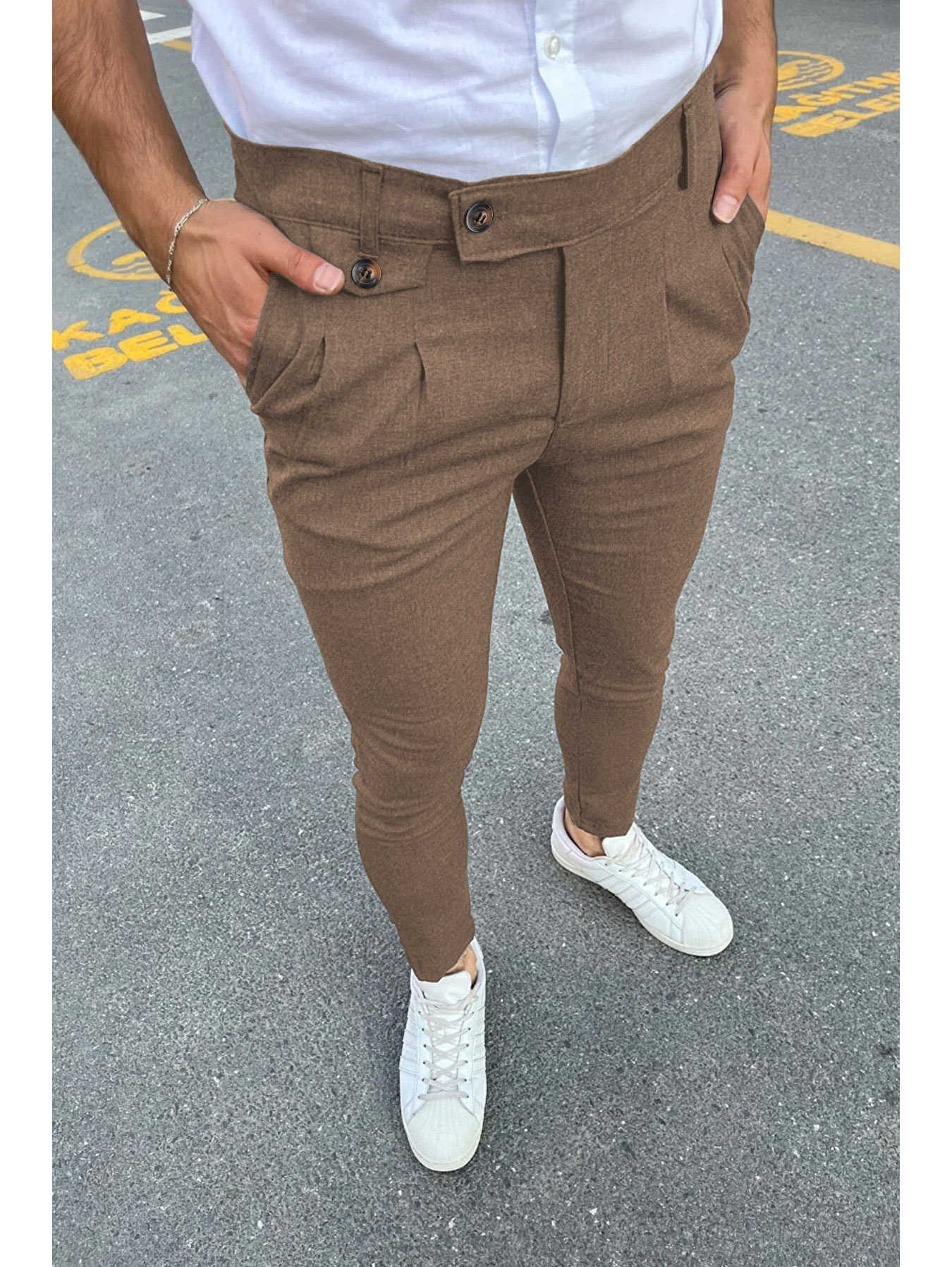 Europäische männer Neue Casual Formal Business-Hose Kleine Füße Bleistift Hosen Mode Männliche Kleidung_voghion.com