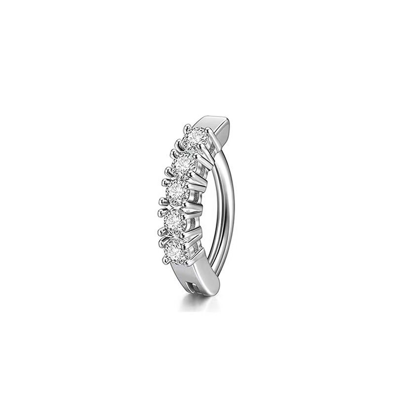 Pointed titanium steel lip stud product view