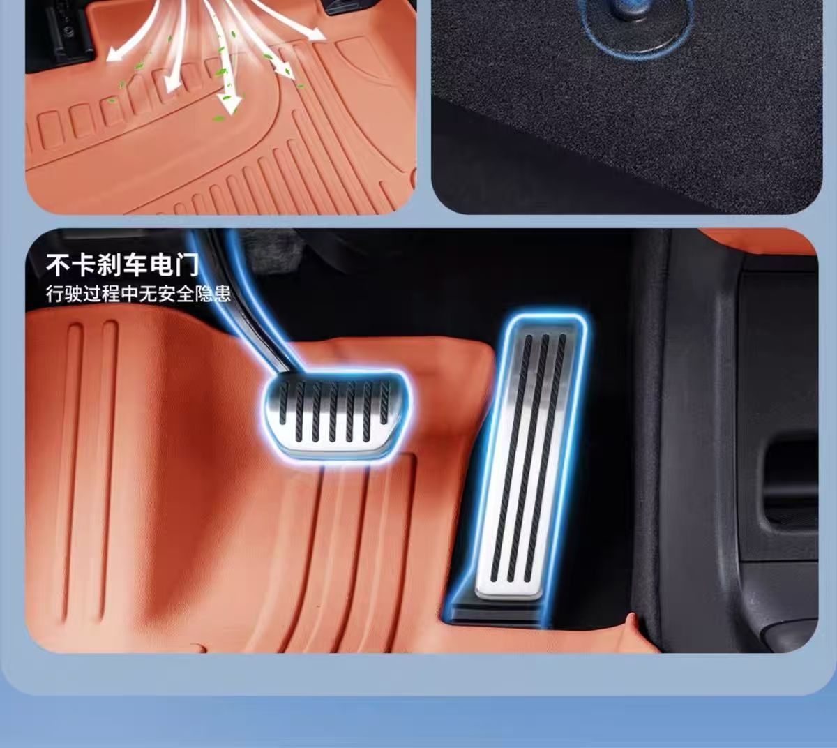Original Car Tpe Floor Mats, Full Surround Tpe Car-Specific Floor Mats, Thickened Version