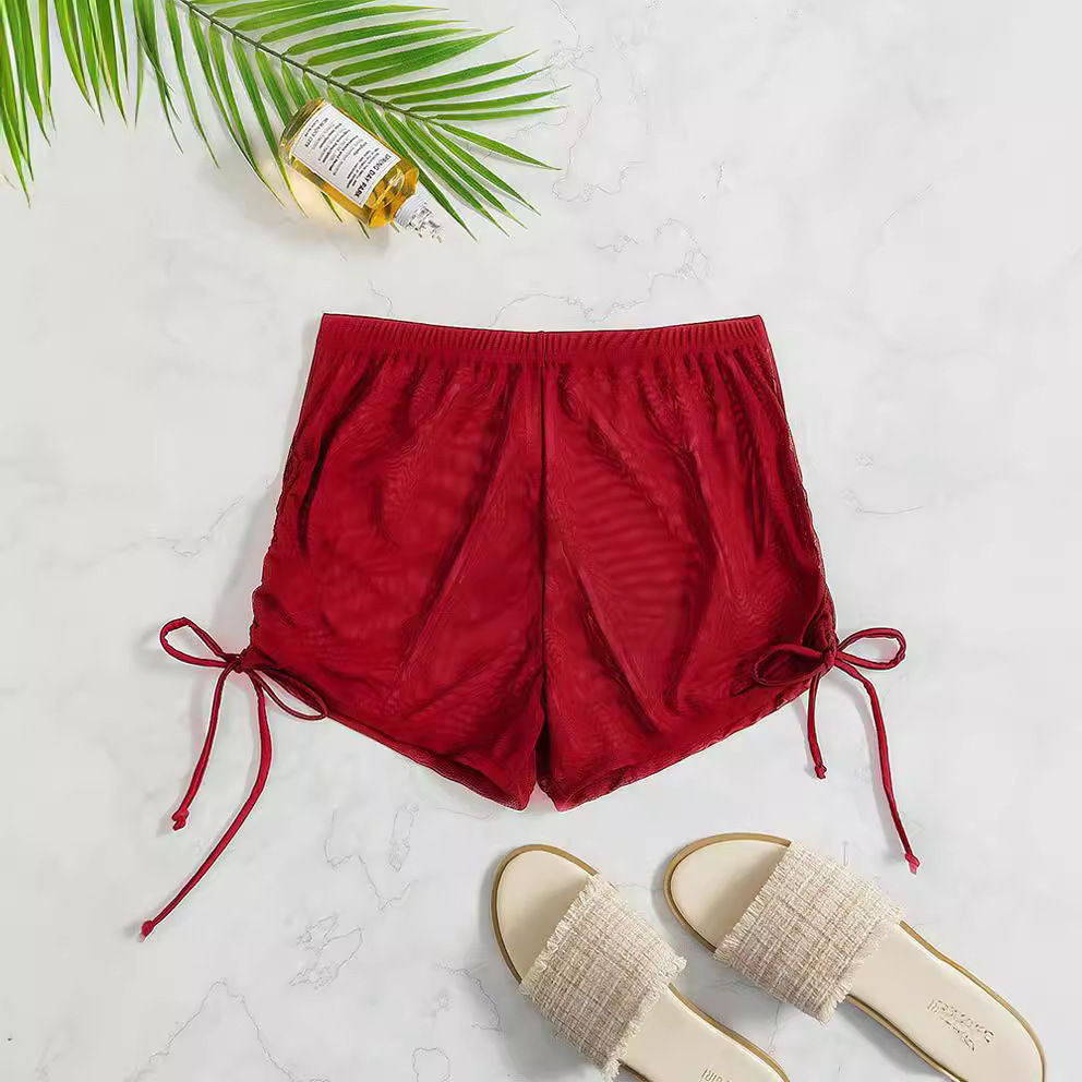 Sexy solid color beach trousers