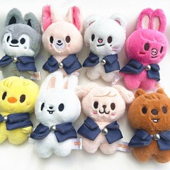 Skzoo放浪児童鍵公仔韓知城魔法学校人形服キーホルダー人形