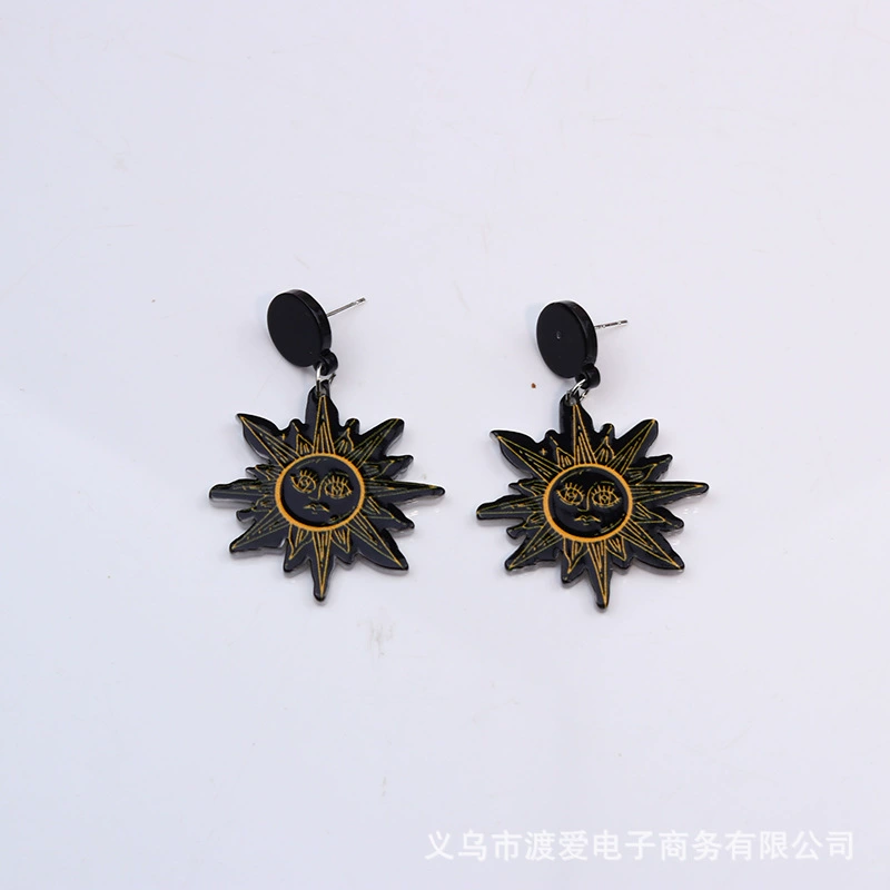 (Cross-border trading), acrylic earrings solar-powered, halloween