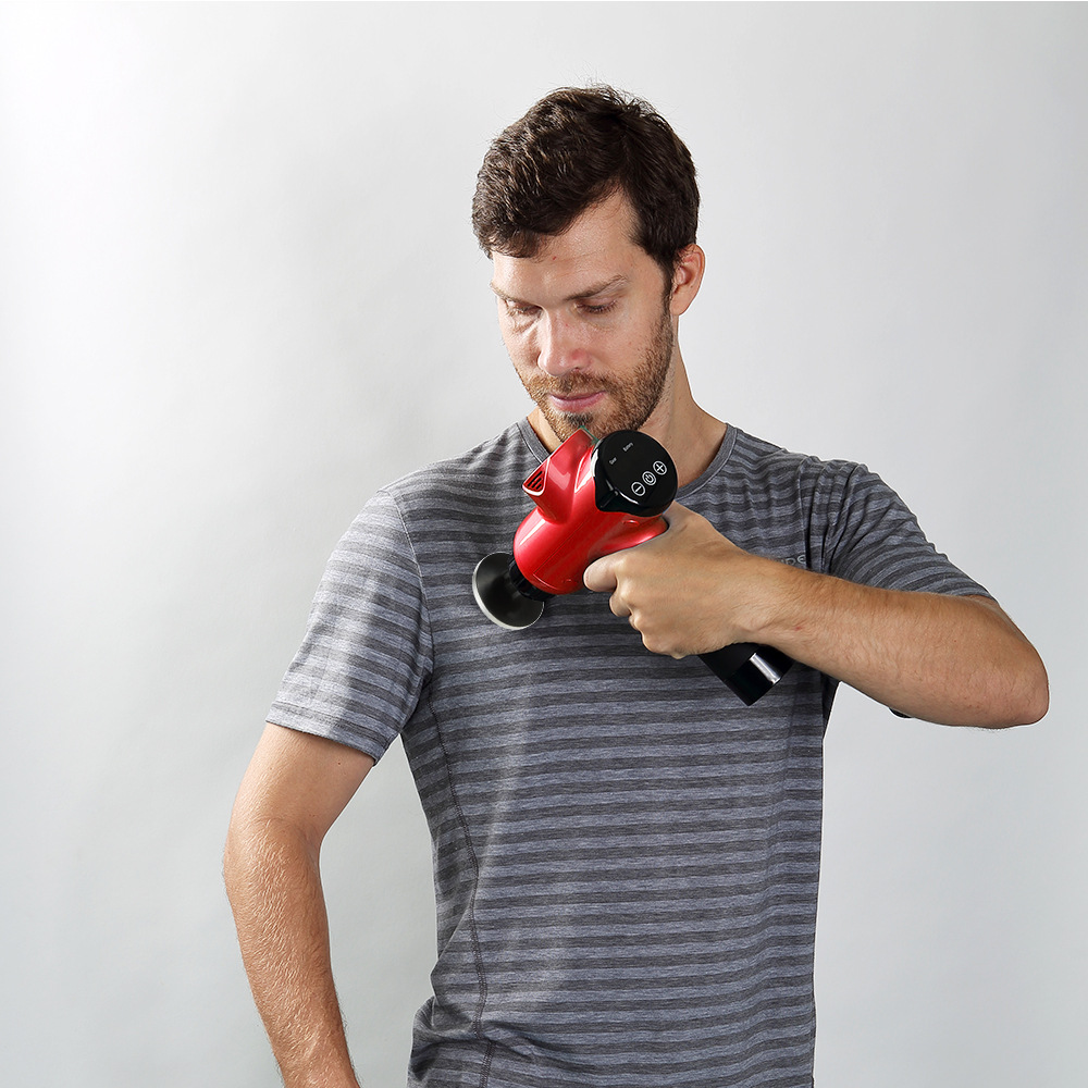 熱敷筋膜槍加熱按摩頭可調(diào)節(jié)式溫控肌肉按摩器深圳源頭工廠