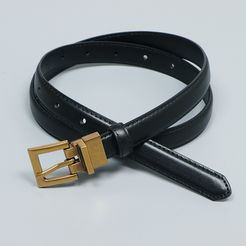 Cintura vintage in vera pelle da donna accessorio versatile_voghion.com