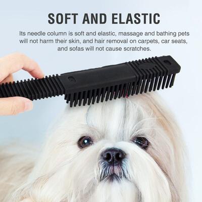 TPR Soft hair brush sofa floor Leatherwear Brush Pets Shaved tool Dogs take a shower Massage brush