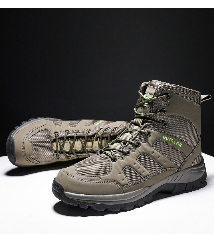 Bottines de sécurité tactiques pour homme chaussures de randonnée_voghion.com