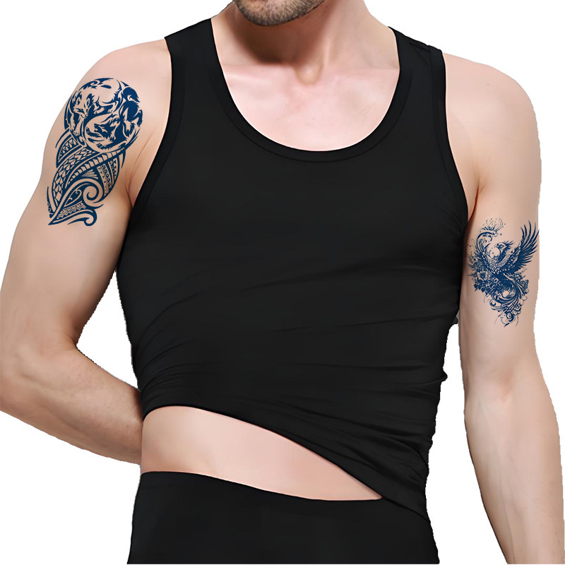 Herbal Juice Tattoo Sticker Large Dragon Design for Men and Women, Waterproof, Long-Lasting, Non-Reflective Tattoo Sticker Herbal Juice Tattoo Sticker Large Dragon Design for Men and Women, Waterproof, Long-Lasting, Non-Reflective Tattoo Sticker