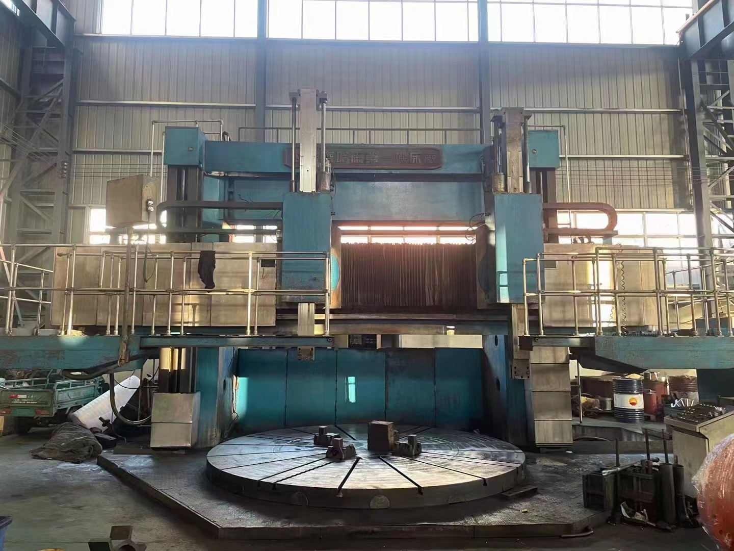 转让二手齐重DVT500x25-32数控双柱立式车床二手齐哈5米数控立车