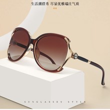 2025抖音直播新款偏光太阳镜优雅大框显瘦气质墨镜女工厂批发跨境