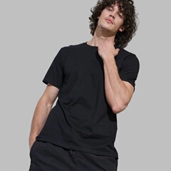 メンズ半袖Tシャツ夏無地ビッグオフショルダーピュアコットンTシャツクロスボーダー在庫卸売サポートホットプリントフォントTシャツ