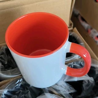 厂家批发定制陶瓷白杯子制做照片图案变色杯定彩图LOGO代发马克杯