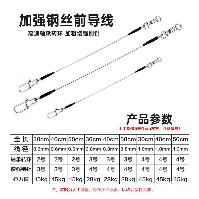 Стальная поводочная леска Island для морской рыбалки, готовая мягкая стальная леска с защитой от укусов для рыбы, скумбрии и тунца.