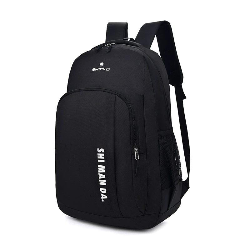 Capacious backpack for leisure, school bag for elementary school students, laptop, for import, simple and elegant design, business version, wholesale