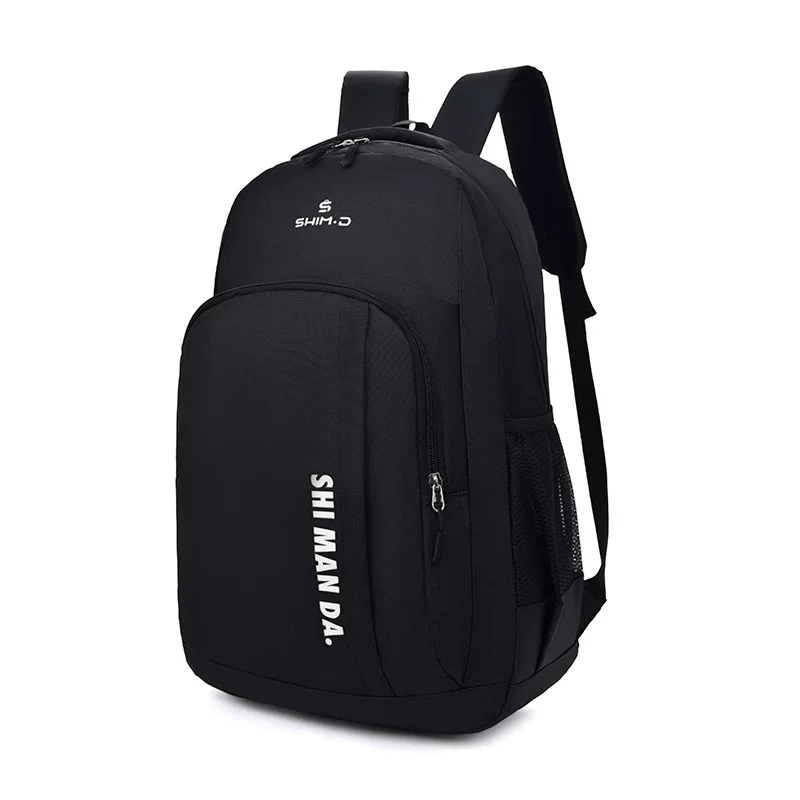 Capacious backpack for leisure, school bag for elementary school students, laptop, for import, simple and elegant design, business version, wholesale